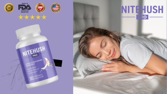NiteHush Pro chewable supplement bottle for snoring support and better breathing during sleep
